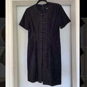 Vintage Faux Suede Dress